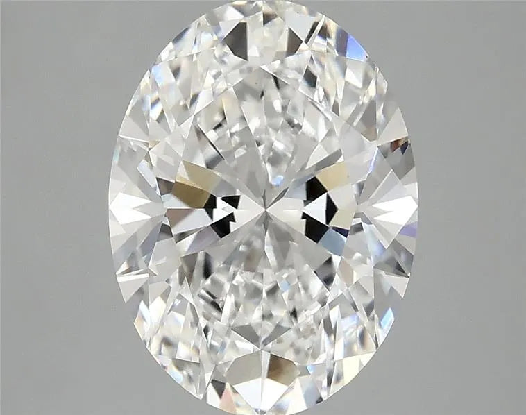 3.10ct Oval Lab Grown Diamond (Colour E, Clarity VVS2, IGI Certified)