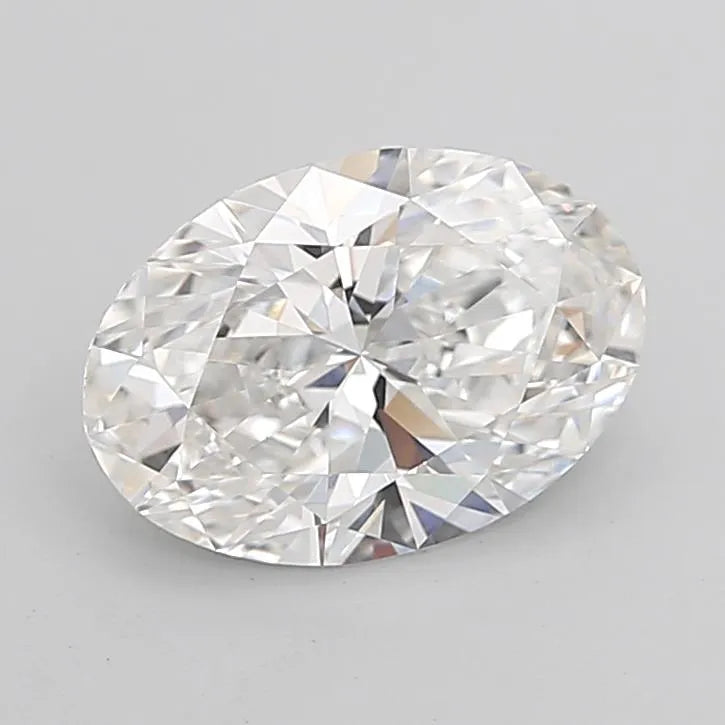 3.10ct Oval Lab Grown Diamond (Colour E, Clarity VVS2, IGI Certified)