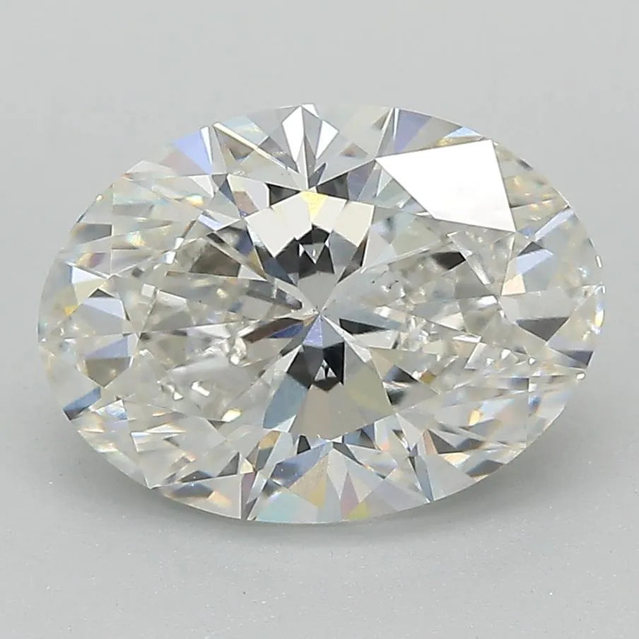 3.10ct Oval Lab Grown Diamond (Colour F, Clarity VS2, IGI Certified)