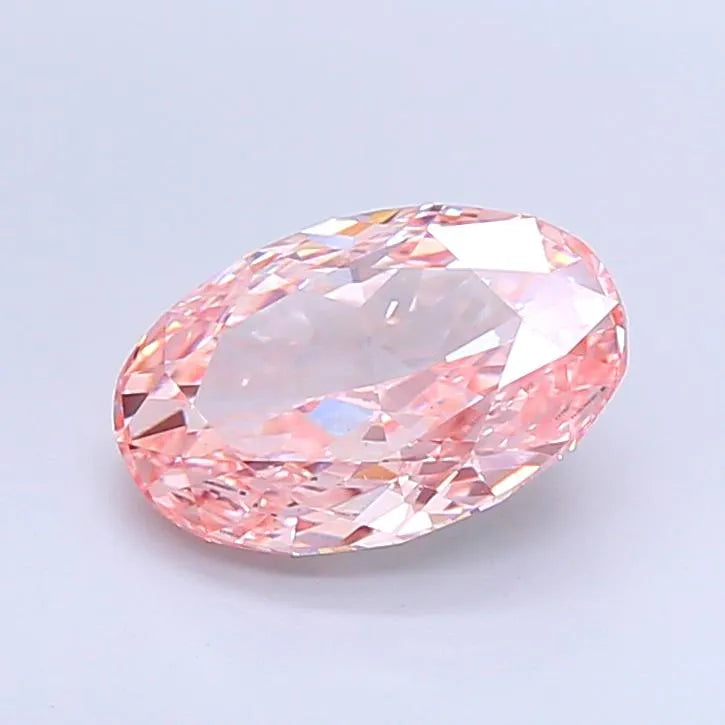 3.10ct Oval Lab Grown Diamond (Colour Fancy Intense Pink, Clarity VS1, IGI Certified)