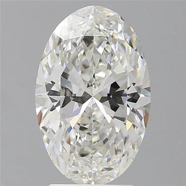 3.10ct Oval Lab Grown Diamond (Colour G, Clarity VVS2, IGI Certified)