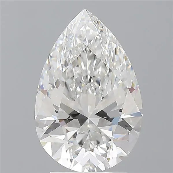 3.10ct Pear Lab Grown Diamond (Colour E, Clarity VVS2, IGI Certified)