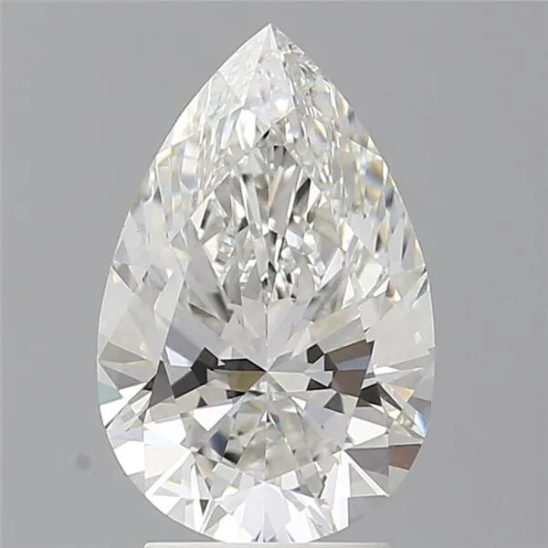 3.10ct Pear Lab Grown Diamond (Colour F, Clarity VVS2, IGI Certified)