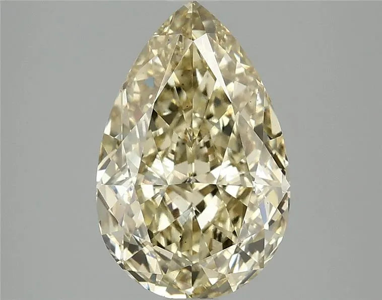 3.10ct Pear Lab Grown Diamond (Colour Fancy Intense Yellow, Clarity VS2, IGI Certified)
