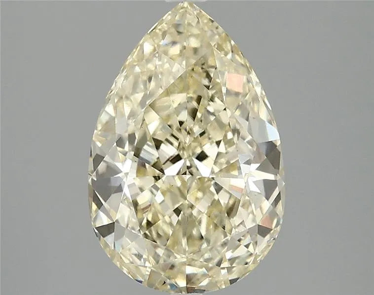 3.10ct Pear Lab Grown Diamond (Colour Fancy Yellow, Clarity VS2, IGI Certified)