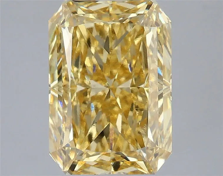 3.10ct Radiant Lab Grown Diamond (Colour Fancy Intense Yellow, Clarity VS2, IGI Certified)