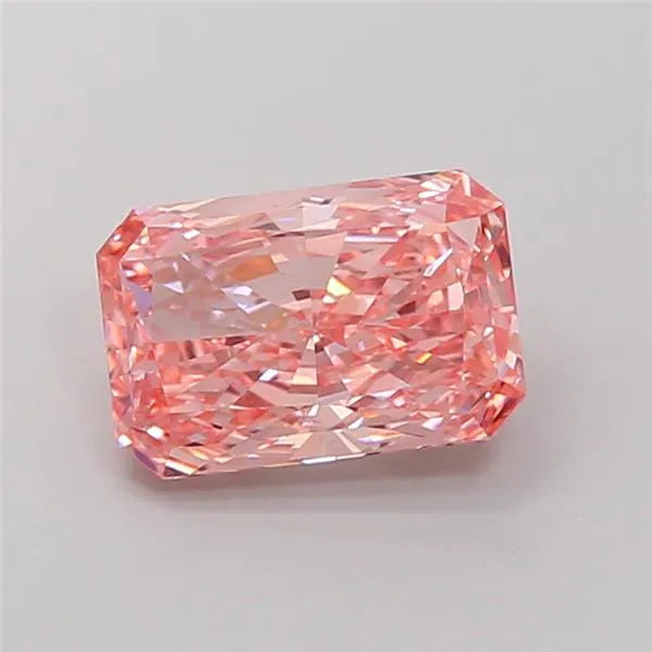 3.10ct Radiant Lab Grown Diamond (Colour Fancy Vivid Pink, Clarity VVS2, IGI Certified)