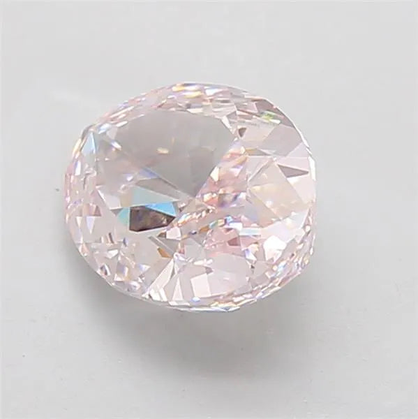 3.11ct Oval Lab Grown Diamond (Colour Fancy Light Pink, Clarity VVS2, IGI Certified)