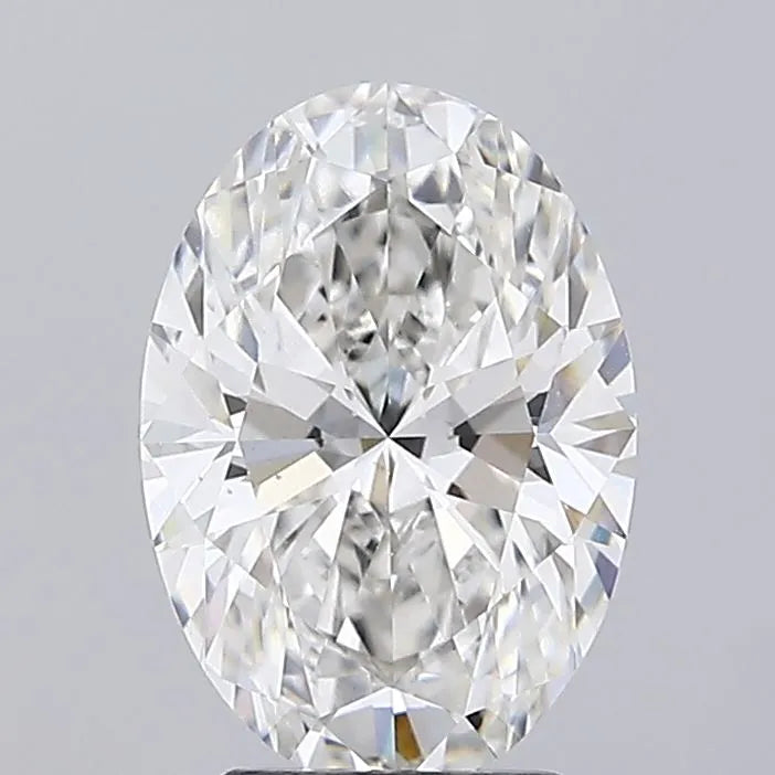 3.11ct Oval Lab Grown Diamond (Colour G, Clarity VS1, IGI Certified)