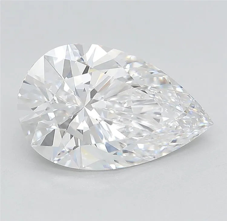 3.11ct Pear Lab Grown Diamond (Colour D, Clarity VVS1, Cut EX, IGI Certified)