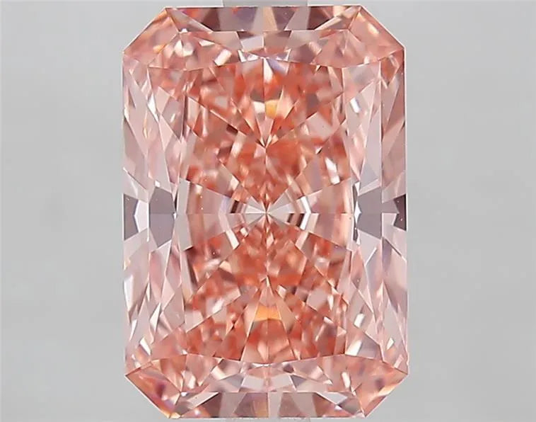 3.11ct Radiant Lab Grown Diamond (Colour Fancy Intense Brownish Orange, Clarity VVS2, IGI Certified)