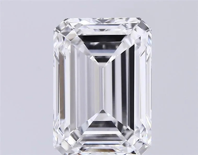 3.12ct Emerald Lab Grown Diamond (Colour E, Clarity VVS2, IGI Certified)