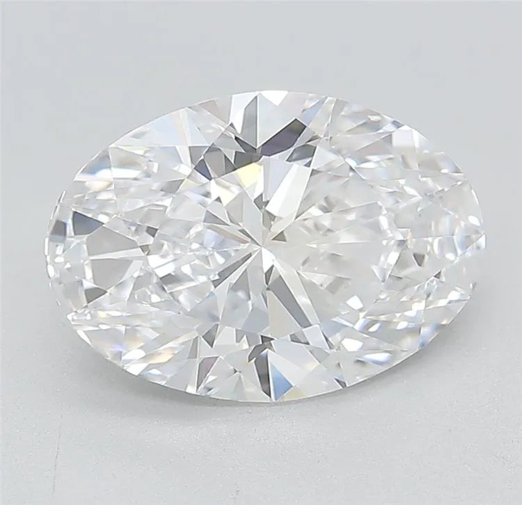 3.12ct Oval Lab Grown Diamond (Colour D, Clarity IF, Cut EX, IGI Certified)