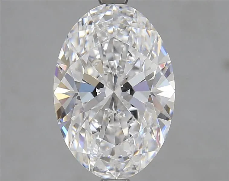 3.12ct Oval Lab Grown Diamond (Colour D, Clarity IF, Cut EX, IGI Certified)