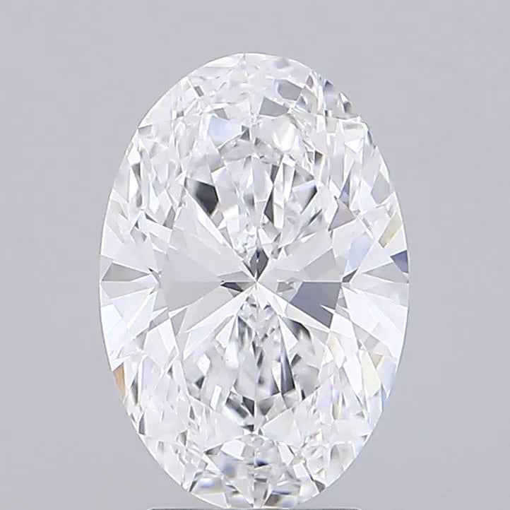 3.12ct Oval Lab Grown Diamond (Colour D, Clarity VVS2, IGI Certified)