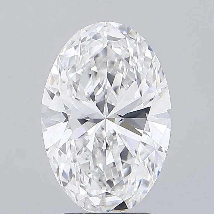 3.12ct Oval Lab Grown Diamond (Colour D, Clarity VVS2, IGI Certified)