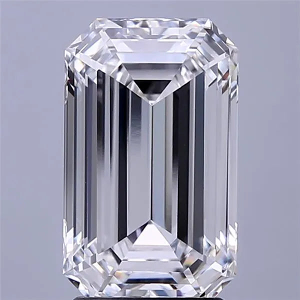 3.13ct Emerald Lab Grown Diamond (Colour E, Clarity IF, IGI Certified)