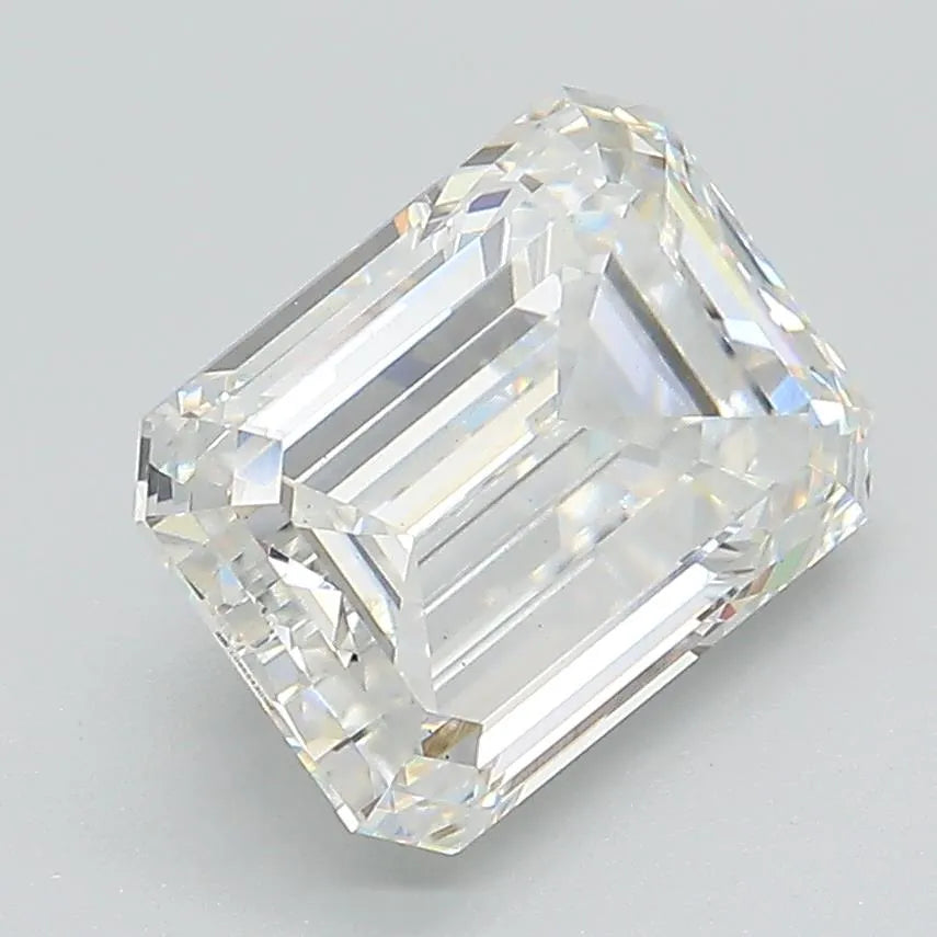 3.13ct Emerald Lab Grown Diamond (Colour E, Clarity VS1, IGI Certified)