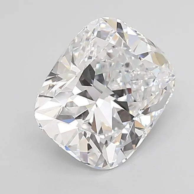 3.14ct Cushion modified Lab Grown Diamond (Colour D, Clarity IF, Cut EX, IGI Certified)