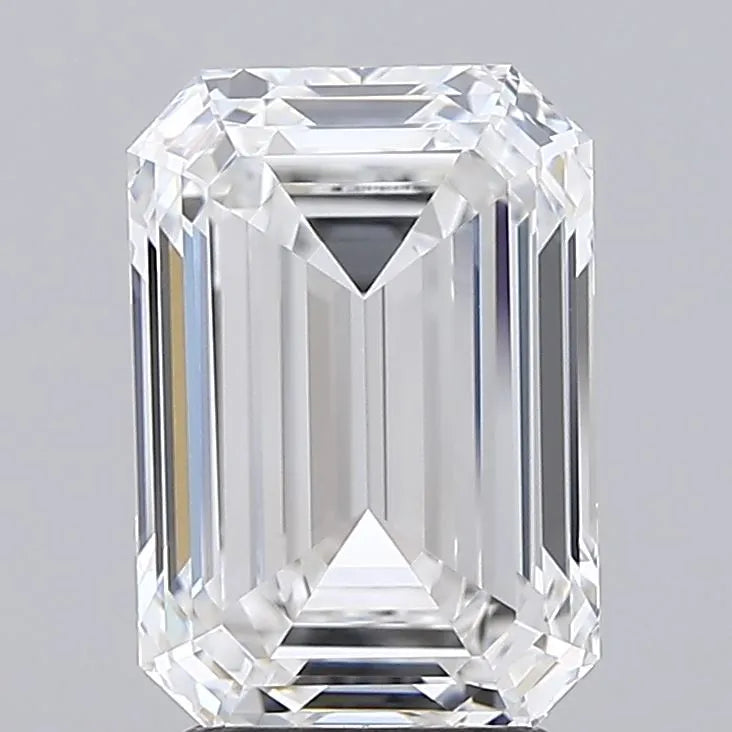 3.14ct Emerald Lab Grown Diamond (Colour E, Clarity IF, IGI Certified)