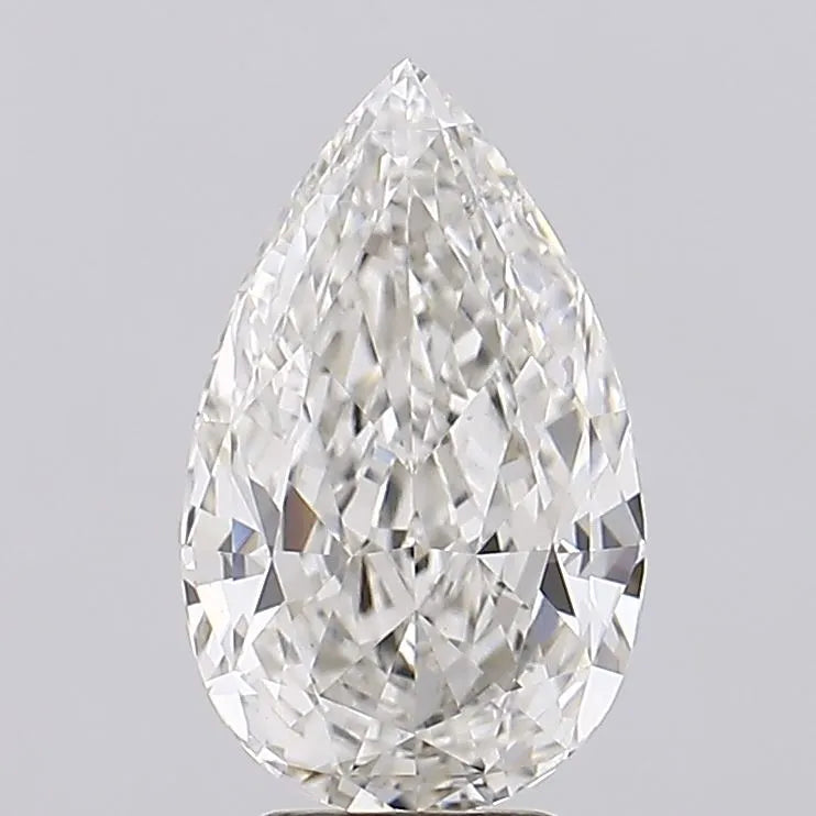 3.14ct Pear Lab Grown Diamond (Colour G, Clarity VS1, IGI Certified)