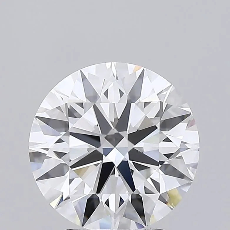 3.15ct Round Lab Grown Diamond (Colour E, Clarity IF, Cut ID, IGI Certified)