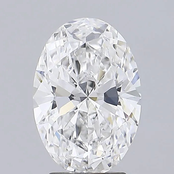 3.16ct Oval Lab Grown Diamond (Colour D, Clarity VVS2, IGI Certified)