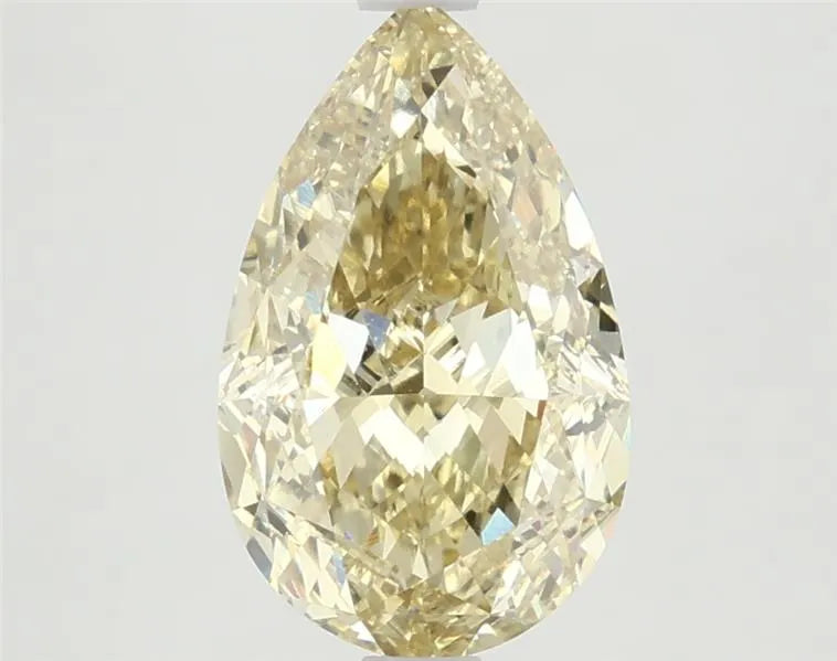 3.16ct Pear Lab Grown Diamond (Colour Fancy Intense Yellow, Clarity VVS2, IGI Certified)