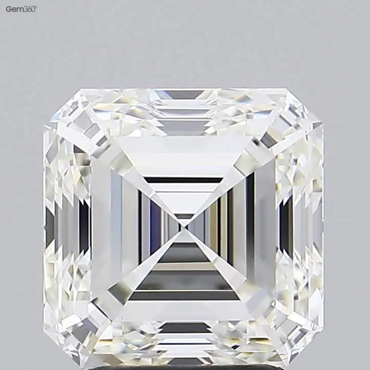 3.16ct Square emerald Lab Grown Diamond (Colour H, Clarity VVS2, HRD Certified)