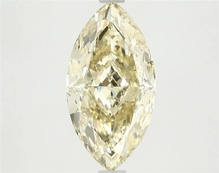 3.17ct Marquise Lab Grown Diamond (Colour Fancy Intense Yellow, Clarity VS2, IGI Certified)