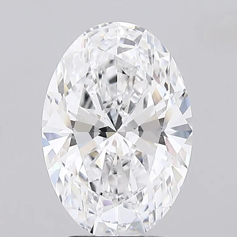3.17ct Oval Lab Grown Diamond (Colour D, Clarity FL, Cut EX, IGI Certified)