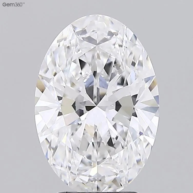 3.17ct Oval Lab Grown Diamond (Colour D, Clarity VVS2, IGI Certified)