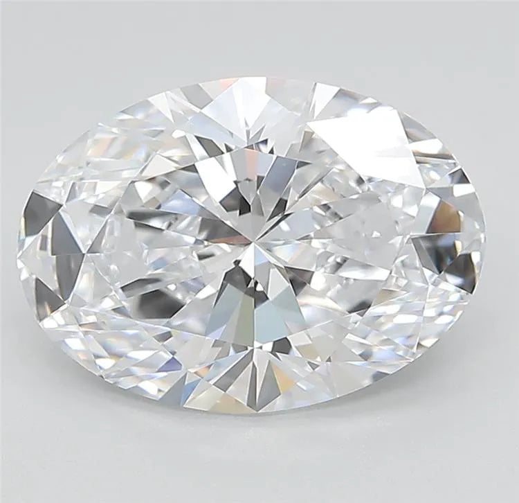 3.17ct Oval Lab Grown Diamond (Colour E, Clarity IF, Cut EX, IGI Certified)