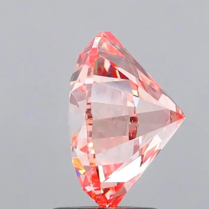 3.17ct Round Lab Grown Diamond (Colour Fancy Intense Pink, Clarity VS1, Cut VG, IGI Certified)