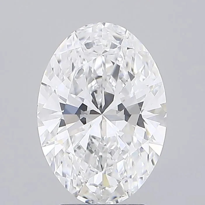 3.18ct Oval Lab Grown Diamond (Colour D, Clarity VVS1, IGI Certified)
