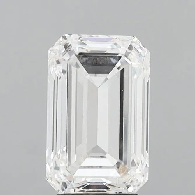 3.19ct Emerald Lab Grown Diamond (Colour E, Clarity IF, IGI Certified)