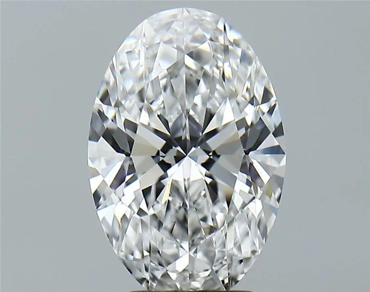 3.20ct Oval Lab Grown Diamond (Colour D, Clarity VVS2, IGI Certified)