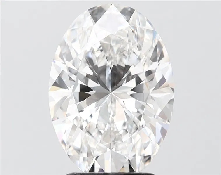 3.20ct Oval Lab Grown Diamond (Colour E, Clarity VVS2, IGI Certified)