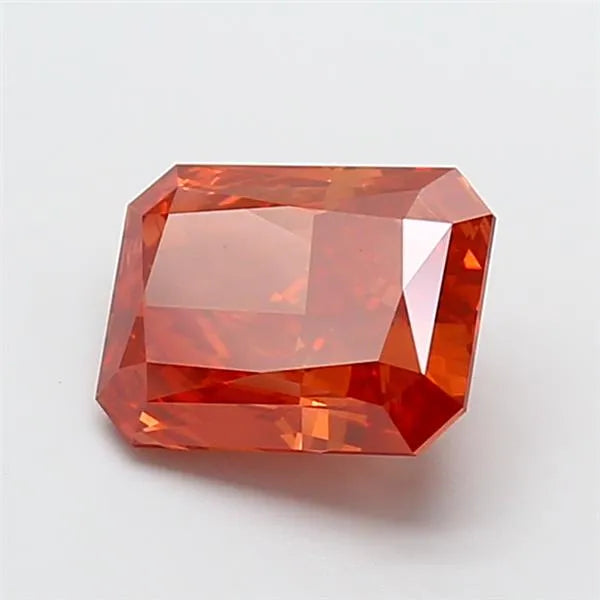 3.20ct Radiant Lab Grown Diamond (Colour Fancy Vivid Red, Clarity VS1, IGI Certified)