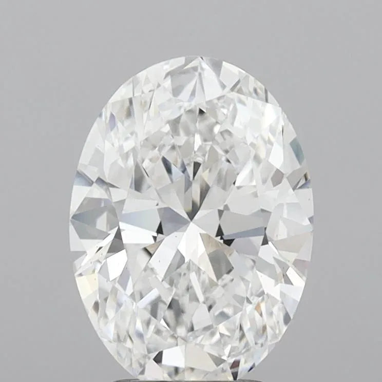 3.21ct Oval Lab Grown Diamond (Colour E, Clarity VS1, IGI Certified)