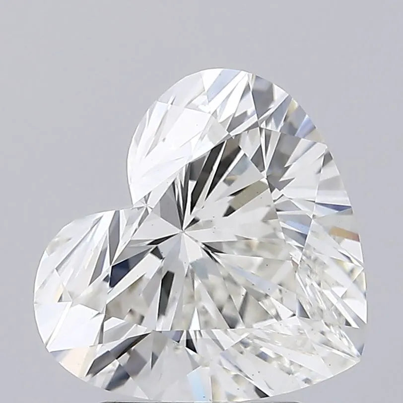 3.22ct Heart Lab Grown Diamond (Colour G, Clarity VS1, IGI Certified)