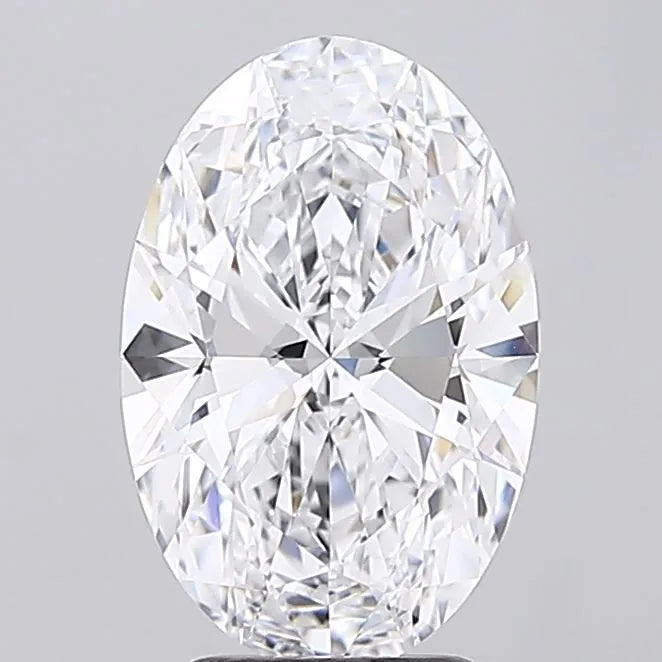 3.22ct Oval Lab Grown Diamond (Colour D, Clarity IF, IGI Certified)