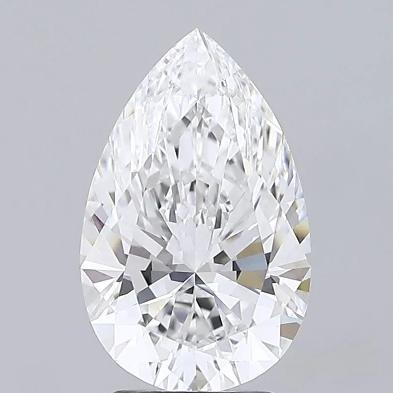 3.23ct Pear Lab Grown Diamond (Colour D, Clarity VVS1, IGI Certified)