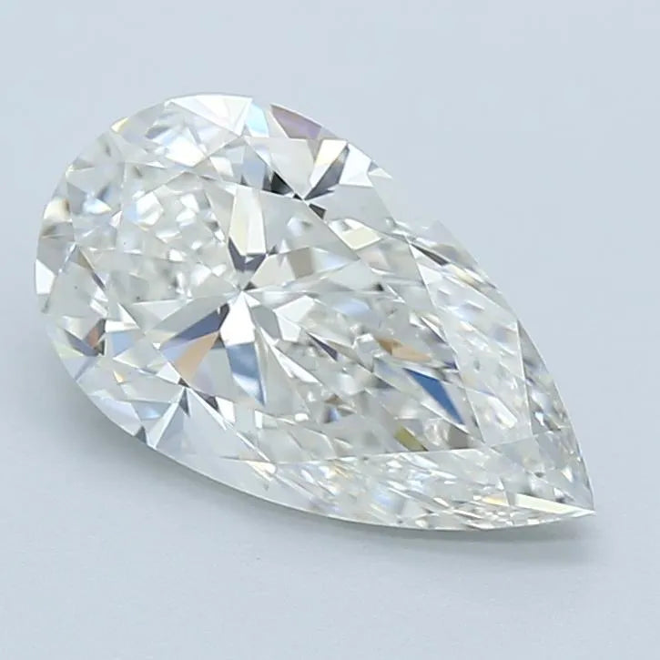 3.23ct Pear Lab Grown Diamond (Colour E, Clarity VVS2, IGI Certified)