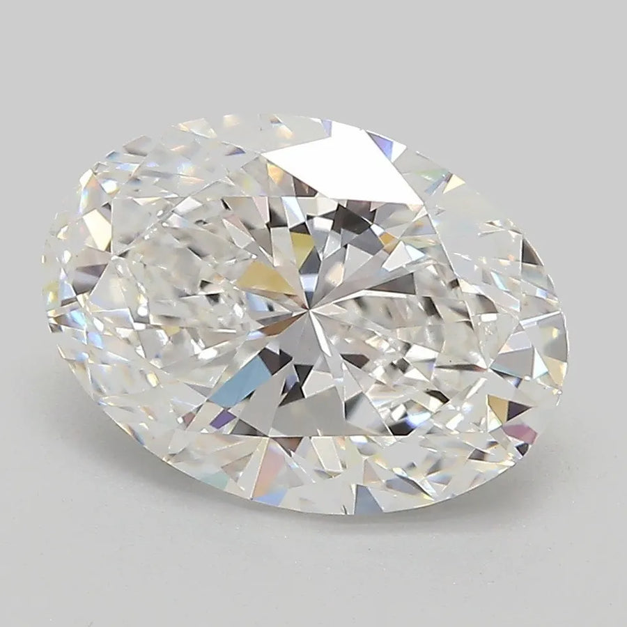 3.25ct Oval Lab Grown Diamond (Colour E, Clarity VVS2, IGI Certified)