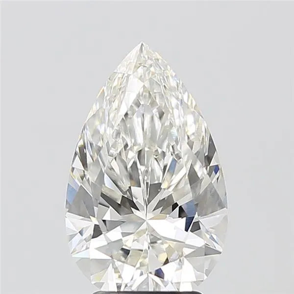 3.25ct Pear Lab Grown Diamond (Colour G, Clarity VVS2, IGI Certified)