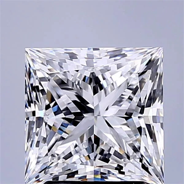 3.26ct Princess Lab Grown Diamond (Colour D, Clarity VVS1, IGI Certified)