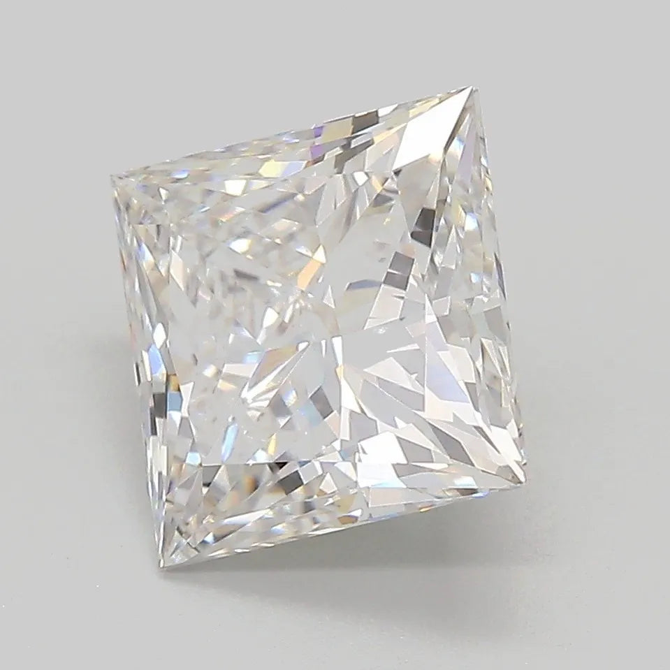 3.26ct Princess Lab Grown Diamond (Colour F, Clarity VVS2, IGI Certified)