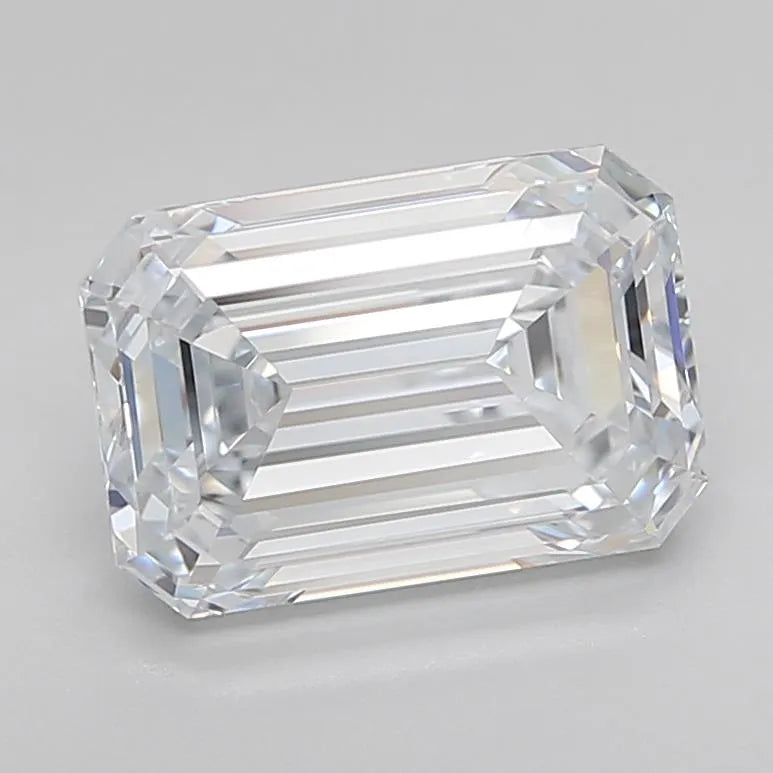 3.27ct Emerald Lab Grown Diamond (Colour F, Clarity VVS1, Cut EX, IGI Certified)