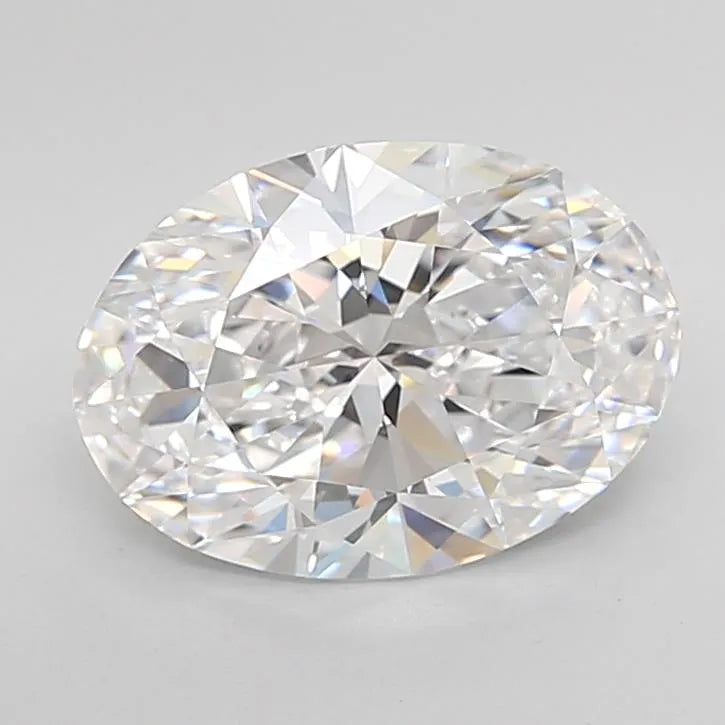 3.27ct Oval Lab Grown Diamond (Colour D, Clarity FL, Cut ID, GCAL Certified)